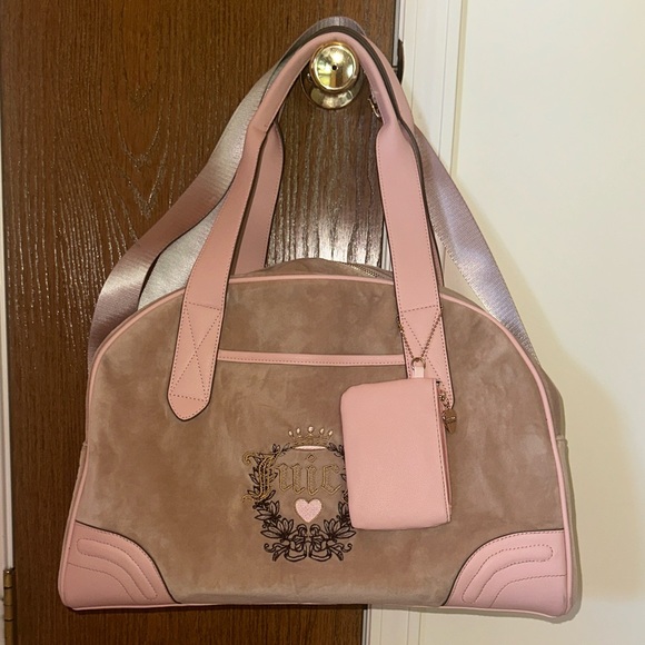 Juicy Couture Handbags - Juicy Couture Heritage Weekender In Color Cafe Duffel Bag
